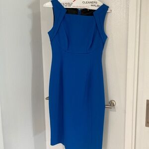 Ellie Tahari Blue Sheath Dress